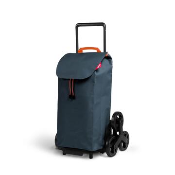 Gimi Tris Carrello Portaspesa 6 Ruote per salire le scale in Poliestere XXL da 52L capienza 13 x 34.5 x 95.5 cm 3.02 Kg