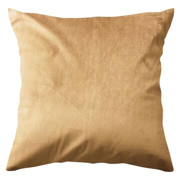 Cuscino imbottito Beige in velluto 40 X 40