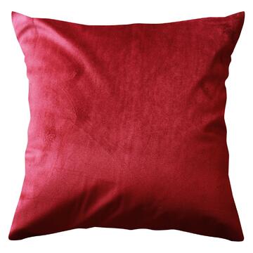 Cuscino imbottito Rosso in velluto 40 X 40