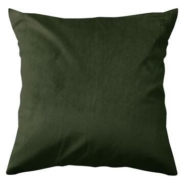 Cuscino imbottito Verde Inglese in velluto 40 X 40