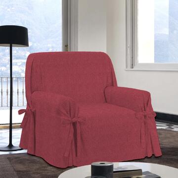 Salvapoltrona Dublino Rosso con Laccetti 90x85x85cm