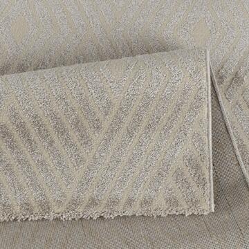 Tappeto soggiorno Lucca beige pelo corto 80x150 - Marino fa Mercato