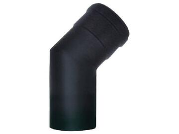 Gomito in acciaio 45° DM 8 cm per stufe a pellet Marino fa Mercato