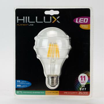 Lampadina chiara goccia E27 11W HILLUX