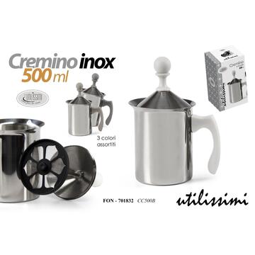 Cremino Montalatte per Cappuccino in Acciaio Inox 500ml