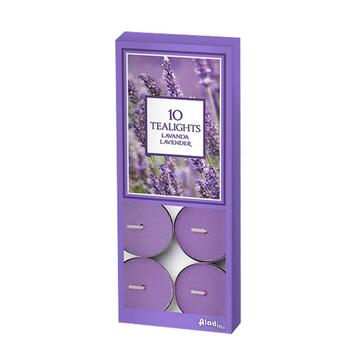 Candele Tea light lavanda 10 pz