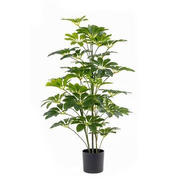 Albero Artificiale di Schefflera 90cm per Decorazione Interni