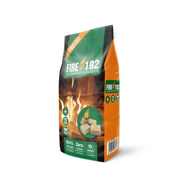 Accendifuoco ecologico a cubetti Fire 192 pz