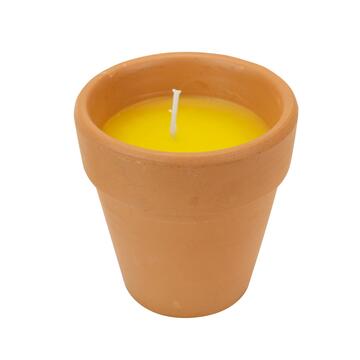 Candela alla citronella in vasetto di terracotta 110gr