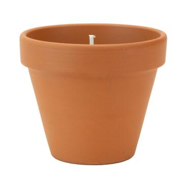 Candela alla citronella in vasetto di terracotta 260gr