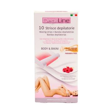 Depil Line 10 Strisce depilatorie corpo e bikini