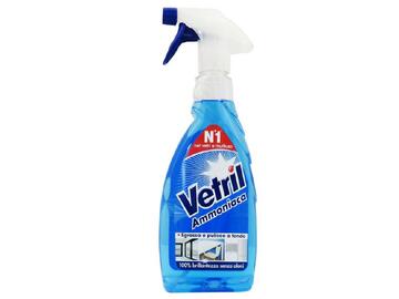 Detergente con ammoniaca Vetril per la pulizia di vetri e multiuso 650 Ml