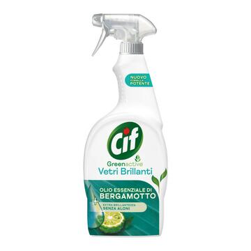 Cif spray vetri brillanti con olio essenzaiale di bergamotto 650 ML