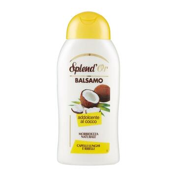 Balsamo addolcente Splend'or al cocco per capelli lunghi e ribelli 300 Ml