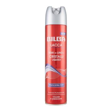 Bilba lacca per capelli con semi di lino e cristalli liquidi tenuta extra forte 250 ml