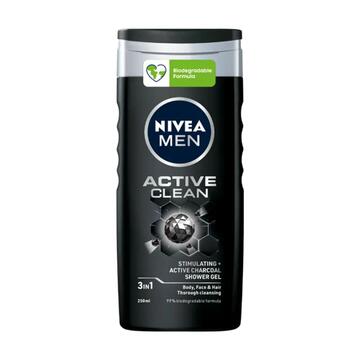 Docciaschiuma Nivea Men active clean 250 Ml