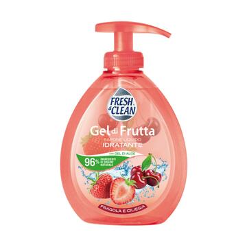 Fresh & Clean sapone liquido idratante alla fragola e ciliegia 300 ML