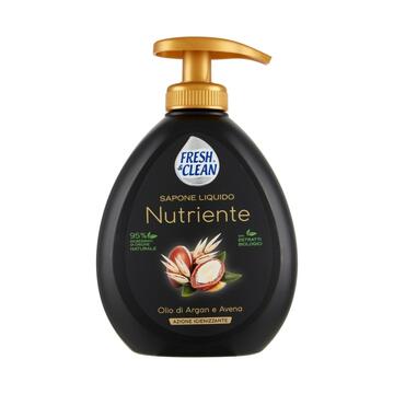 Fresh & Clean sapone mani e viso nutriente con olio di argan e avena 300 ML