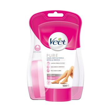 Crema depilatoria Veet Pure sotto la doccia 150 ML