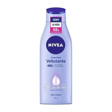 Crema corpo vellutante Nivea con burro di karitè per pelle secca 250 ML