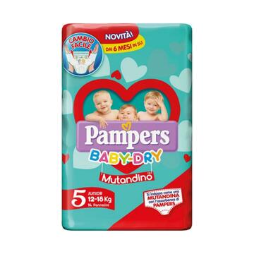 Pampers Baby Dry Mutandina taglia 5 junior 12-18 kg 15pz