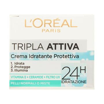 L'Oreal Paris crema idratante protettiva Tripla Attiva pelli normali o miste 50ML