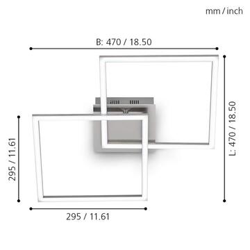 Lampada plafomiera LED Palmalves da parete/soffitto... - Marino fa Mercato