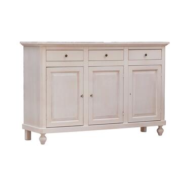 Credenza classica Napoletana 3 ante + 3 cassetti legno...