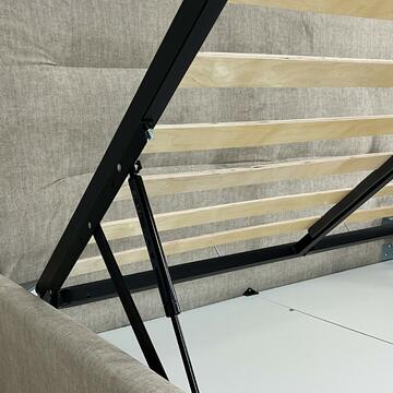 Letto matrimoniale moderno Londra beige con vano contenitore... - Marino fa Mercato