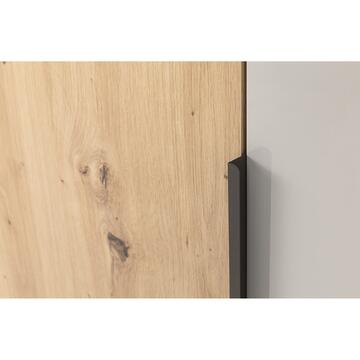 Armadio 3 Ante + 4 Cassetti Legno Rovere / Grigio chiaro... - Marino fa Mercato