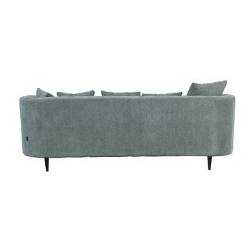 Divano Angus 3 Posti Grigio + 5 Cuscini inclusi 225x88x75cm - Marino fa Mercato