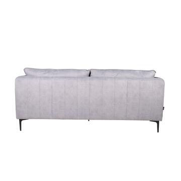 Divano 3 Posti Hart Grigio + 2 Cuscini 194x87x85cm - Marino fa Mercato