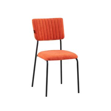 Sedia Moderna Plinia Arancio 53x84x43cm