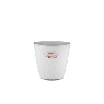 Vaso natural 14 cm bianco