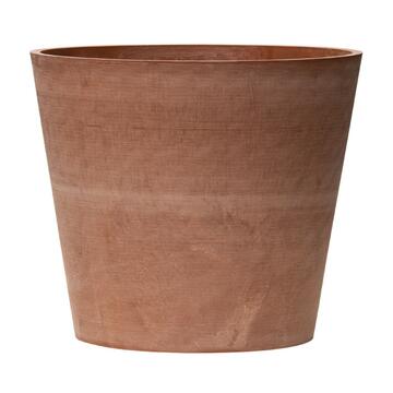 Vaso cono 10 cm in plastica riciclata cotto