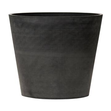 Vaso cono 30 cm in plastica riciclata antracite