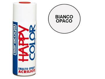 Saratoga Happy Color vernice spray acrilico bianco...