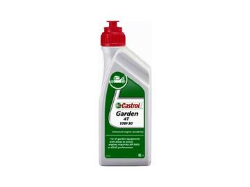 Olio motore Castrol Garden 10W30, per attrezzi da giardino a 4T, da 1 litro.