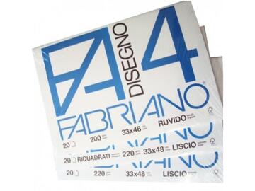 Carta da disegno Blocco Fabriano F4 ruvido