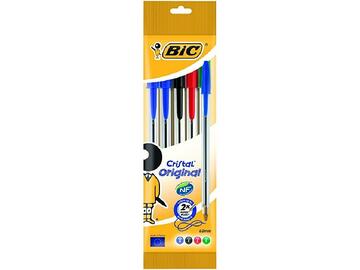 5 Penne Bic cristal assortite