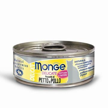 Monge Cat Petto di Pollo Delicato 80gr