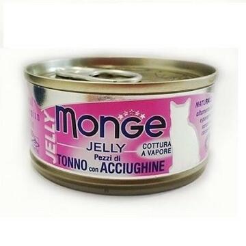 Monge Cat Tonno e Acciughe Jelly gr80