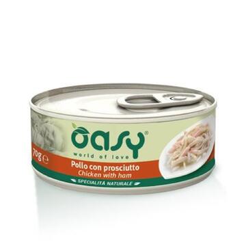 Oasy Cat Pollo e Prosciutto gr70