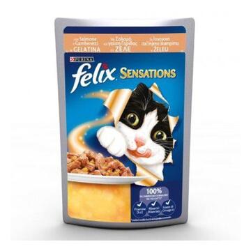 Felix Sensation Salmone e Gamberetti Jelly gr85