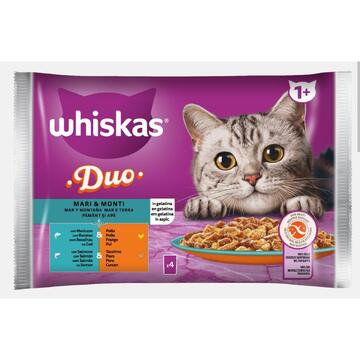 Whiskas Duo Mix Mari e Monti 4xgr85