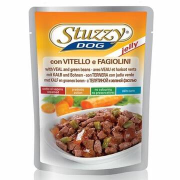 StuzzyDog Buste Jelly Vitello e fagioli gr100