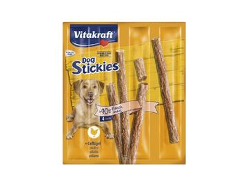 Dog stickies pollo