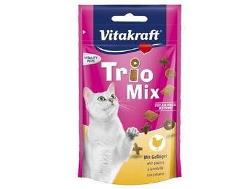 Trio snack per gatti mix, con pollame.