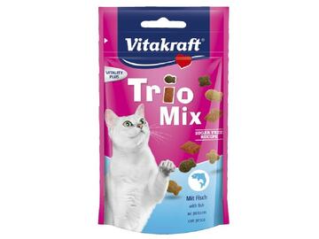 Trio snack per gatti mix, con pesce