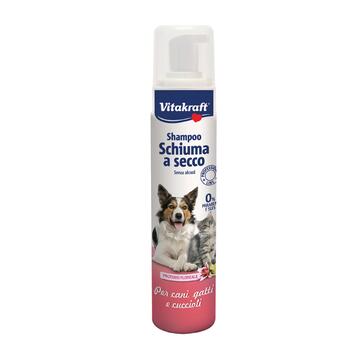 Shampoo schiuma a secco 200 ml. per cani e gatti